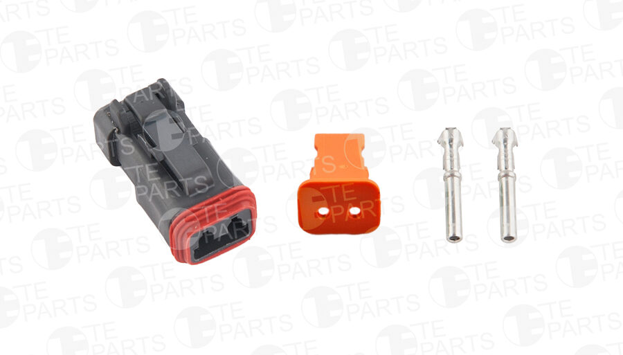 7802135 2-pin Plug for RVI / VOLVO / CASE / CATERPILLAR